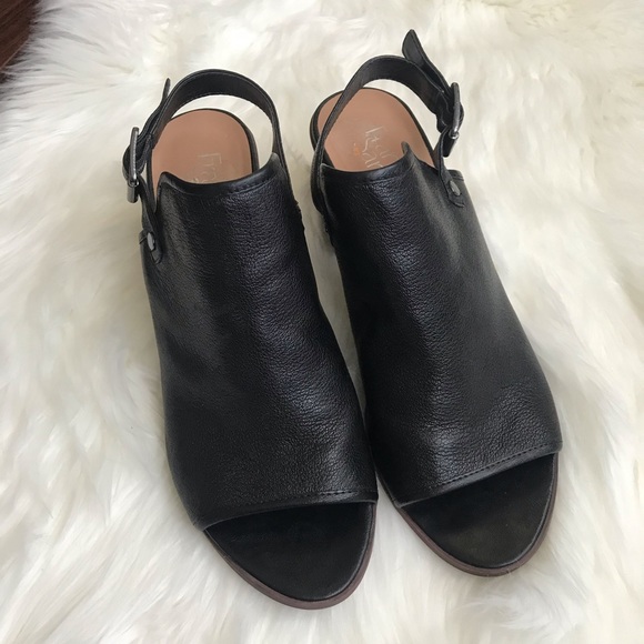 Franco Sarto Humour Sandal Black Size 10M - Picture 3 of 8